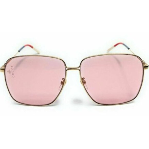 Gucci Women\'s Gold and Pink Sunglasses!
